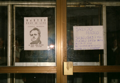 Dragan Gojić — fotografija sa protesta 96/97
