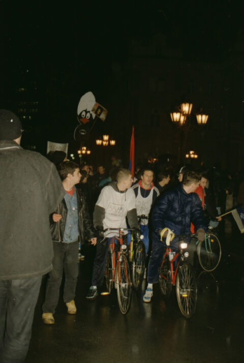 Dragan Gojić — fotografija sa protesta 96/97