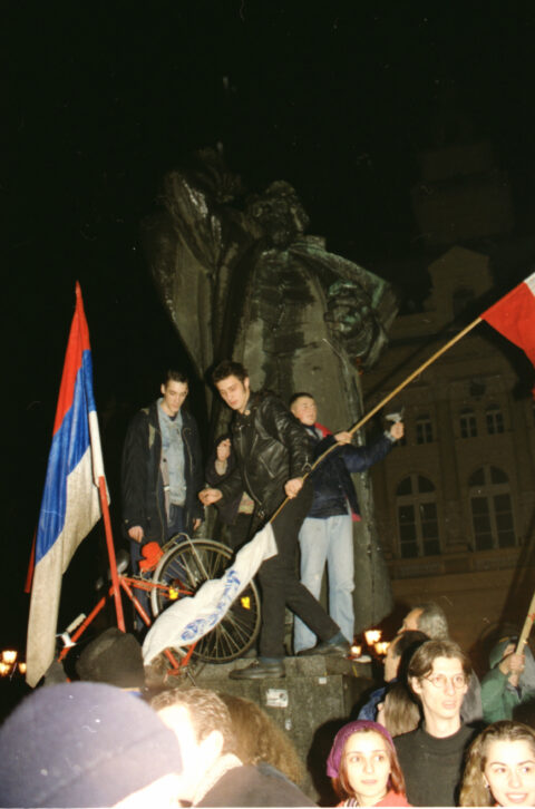Dragan Gojić — fotografija sa protesta 96/97