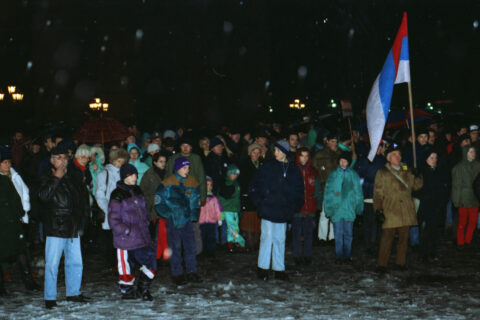Dragan Gojić — fotografija sa protesta 96/97