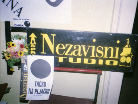 Dragan Gojić — fotografija sa protesta 96/97