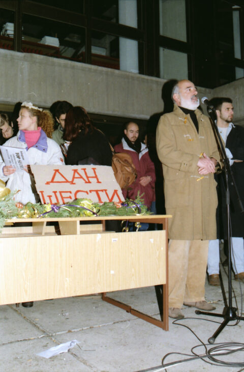 Dragan Gojić — fotografija sa protesta 96/97