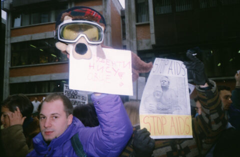Dragan Gojić — fotografija sa protesta 96/97