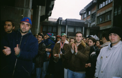 Dragan Gojić — fotografija sa protesta 96/97