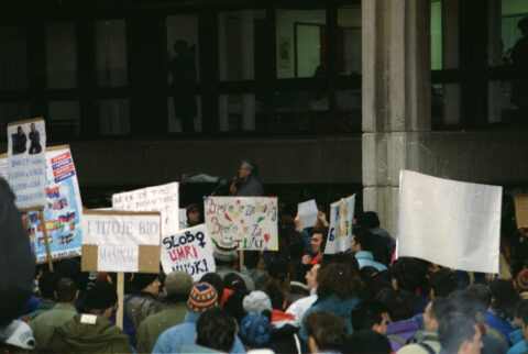 Dragan Gojić — fotografija sa protesta 96/97