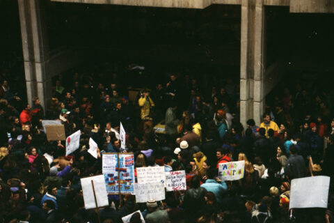 Dragan Gojić — fotografija sa protesta 96/97