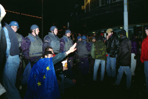 Dragan Gojić — fotografija sa protesta 96/97