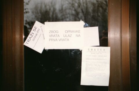 Dragan Gojić — fotografija sa protesta 96/97