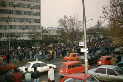 Dragan Gojić — fotografija sa protesta 96/97