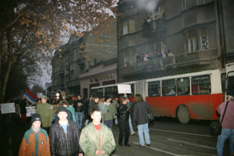 Dragan Gojić — fotografija sa protesta 96/97
