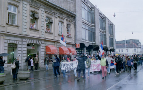 Dragan Gojić — fotografija sa protesta 96/97