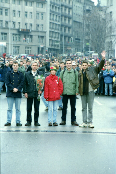 Dragan Gojić — fotografija sa protesta 96/97