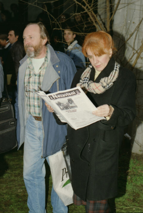 Dragan Gojić — fotografija sa protesta 96/97
