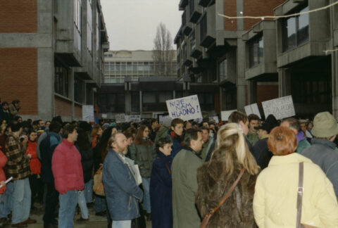 Dragan Gojić — fotografija sa protesta 96/97
