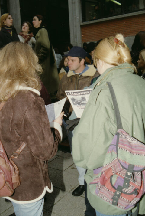 Dragan Gojić — fotografija sa protesta 96/97