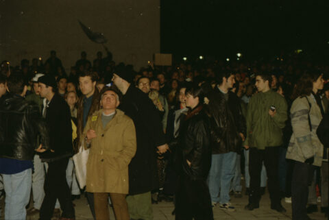 Dragan Gojić — fotografija sa protesta 96/97