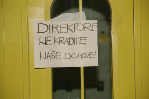 Dragan Gojić — fotografija sa protesta 96/97