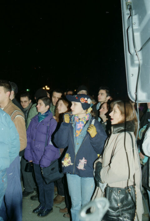 Dragan Gojić — fotografija sa protesta 96/97