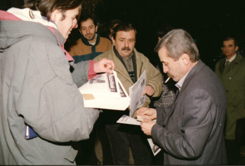 Dragan Gojić — fotografija sa protesta 96/97