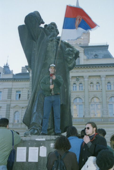 Dragan Gojić — fotografija sa protesta 96/97