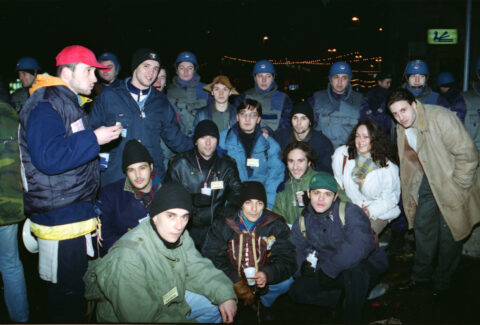 Dragan Gojić — fotografija sa protesta 96/97
