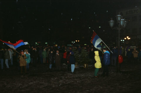 Dragan Gojić — fotografija sa protesta 96/97