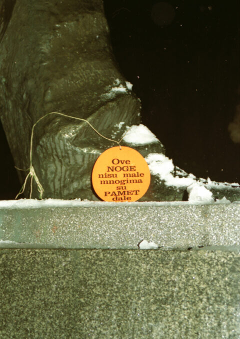 Dragan Gojić — fotografija sa protesta 96/97
