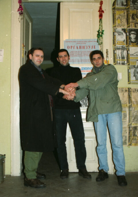 Dragan Gojić — fotografija sa protesta 96/97