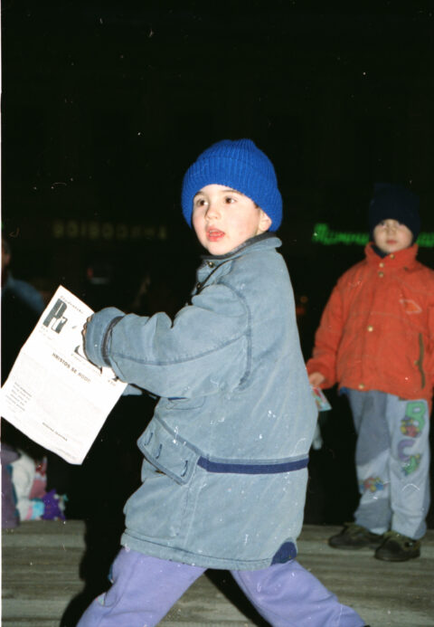Dragan Gojić — fotografija sa protesta 96/97